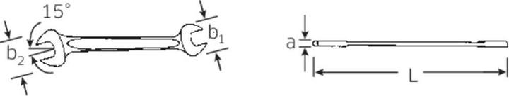 Immagine prodotto Stahlwille Chiave doppia estremità aperta 41 - 46 m (41 mm, 46 mm)
