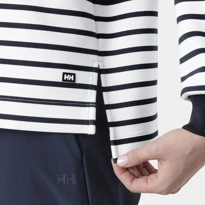 Produktbild Helly Hansen Trui Women Capri Sweatshirt White Navy Stripe Size M (M)