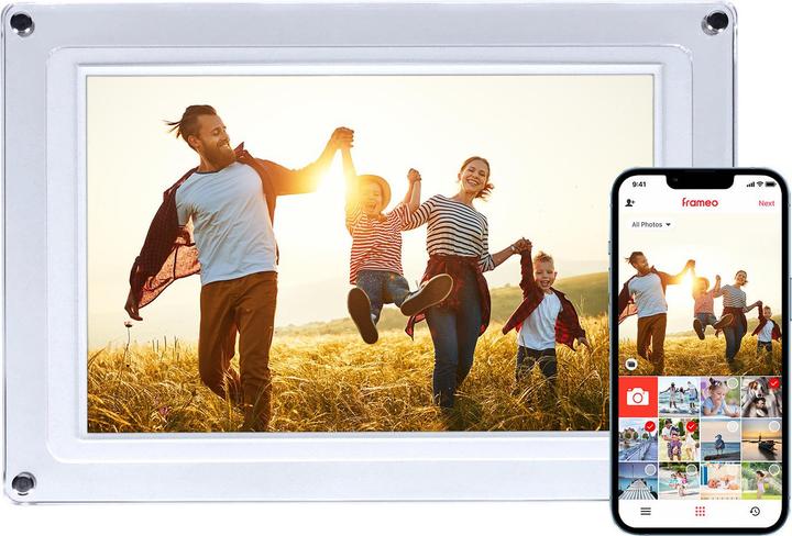 Actual product image Rollei Smarter Bilderrahmen | 10,1" Diagonale | WiFi | Frameo App | Acryl | Modell 109 (10.10", 1280 x 800 pixels)