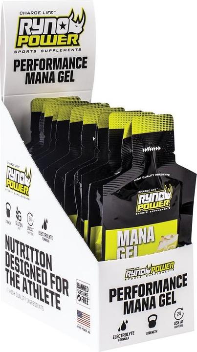 Produktbild Ryno Power Mana Gel Caddy Lemon Meringue (Lemon Meringue, 12 Stk.)