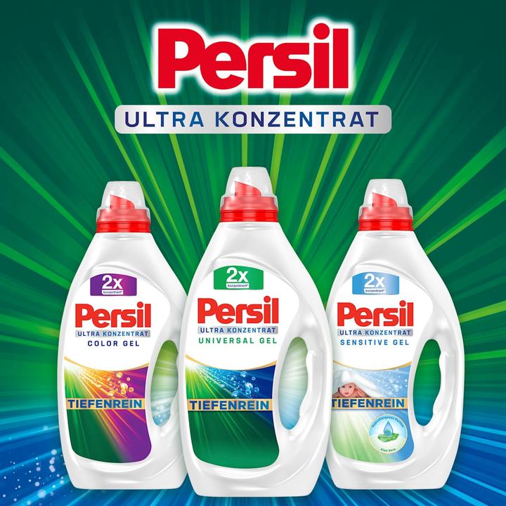 Produktbild Persil ULTRA KONZENTRAT UNIVERSAL GEL TIEFENREIN Waschmittel 2x 1,24 l (124 Waschgänge, Flüssigwaschmittel)