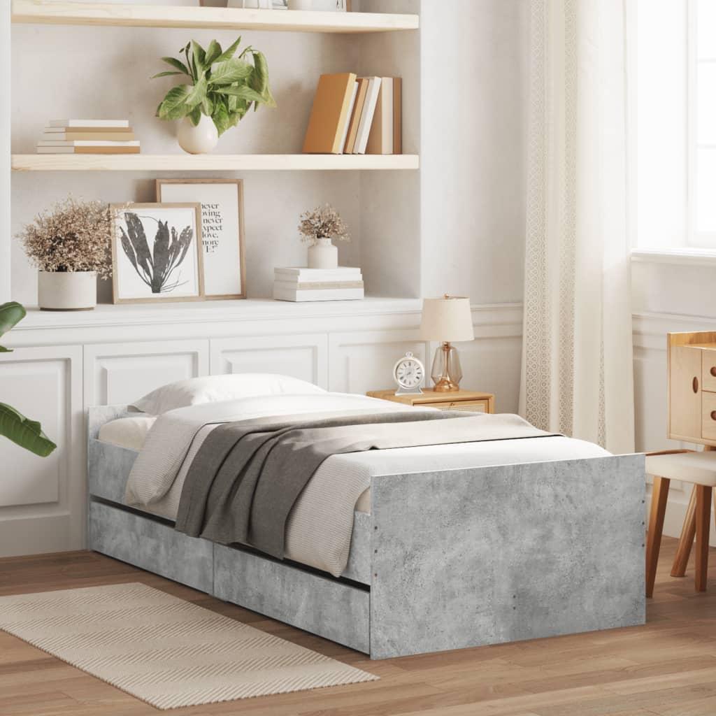 VidaXL, Bett, Jabari (90 x 190 cm)