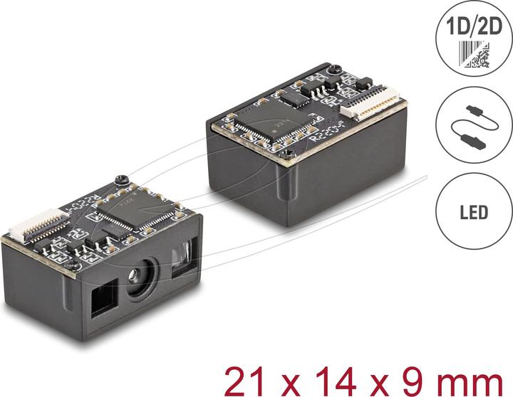 Actual product image Delock Barcode scanner module 1D and 2D (1D barcodes, 2D barcodes)