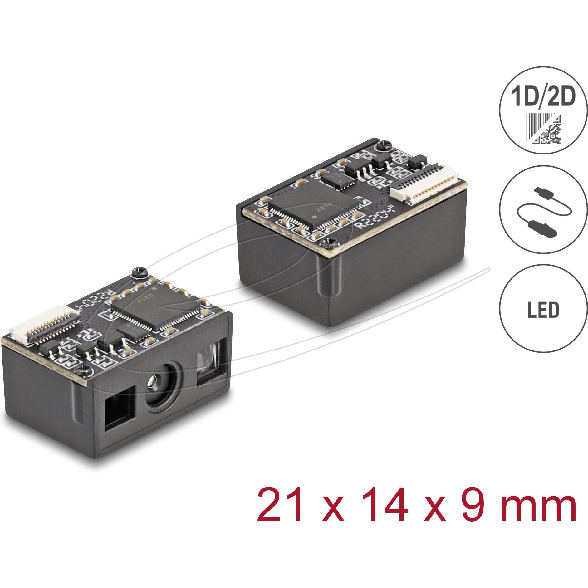 Delock Barcode Scanner Modul 1D und 2D (1D-Barcodes, 2D-Barcodes) (90603)