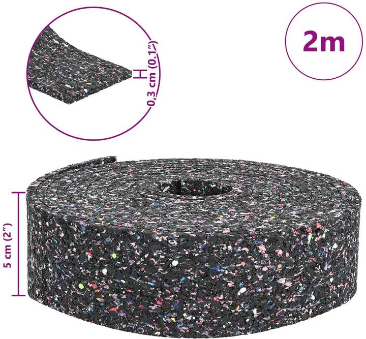 Produktbild vidaXL Gummiwalze (10 cm)