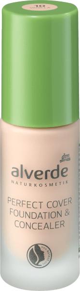 dm alverde Perfect Cover Foundation & Concealer Vanilla 10