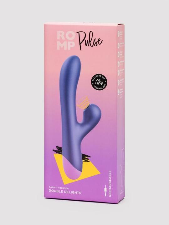 Produktbild Romp Pulse Wiederaufladbarer Rabbit Vibrator mit Klitoris Sauger