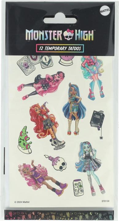 Produktbild Grafix Tattoos Monster High, 12 Stk.
