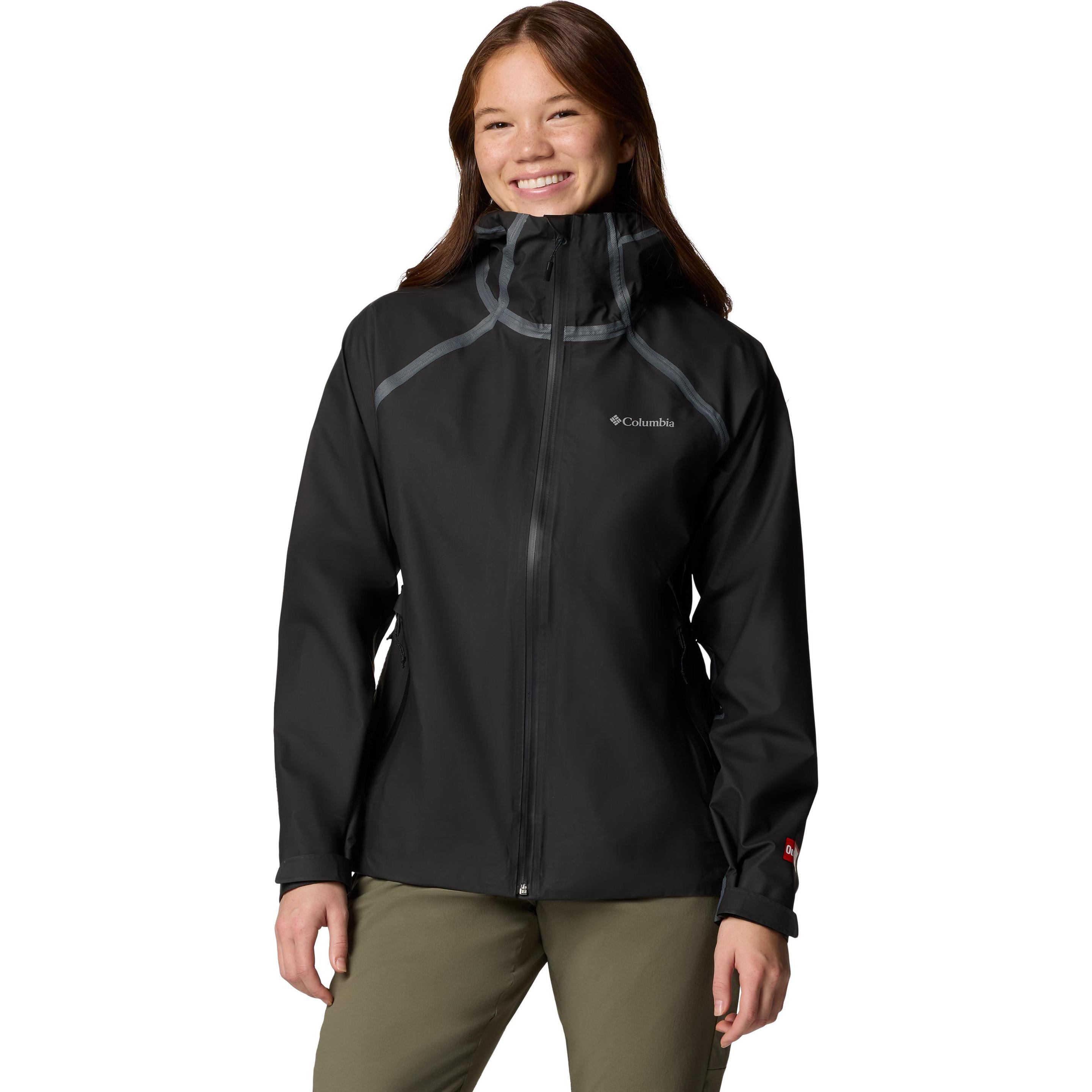 Columbia, Damen, Jacke, Reign No Shine™ Jacket (XS), Schwarz, XS
