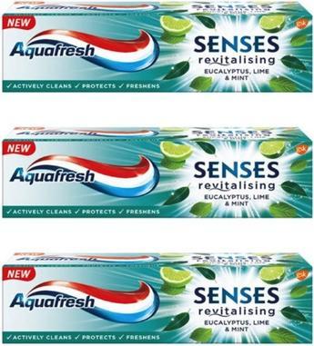 Produktbild Aquafresh Senses Energising Toothpaste toothpaste Toothpaste Eucalyptus & L (75 ml)