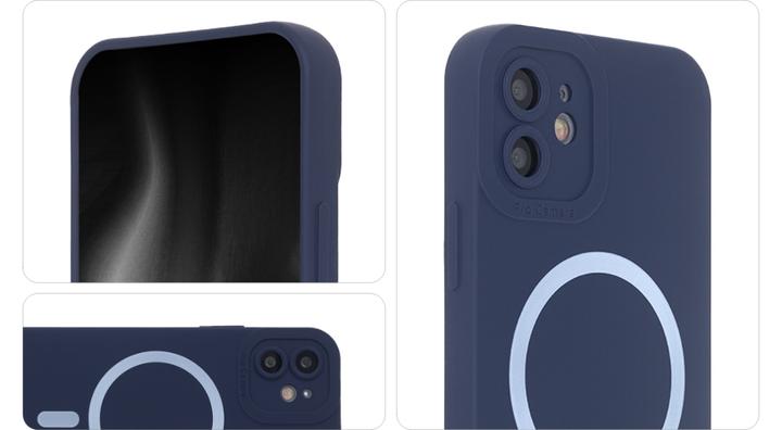 Produktbild Tecto Shield Silicon Soft Mag Case for iPhone 15 Pro 6,1" dark blue (Apple iPhone 15 Pro)
