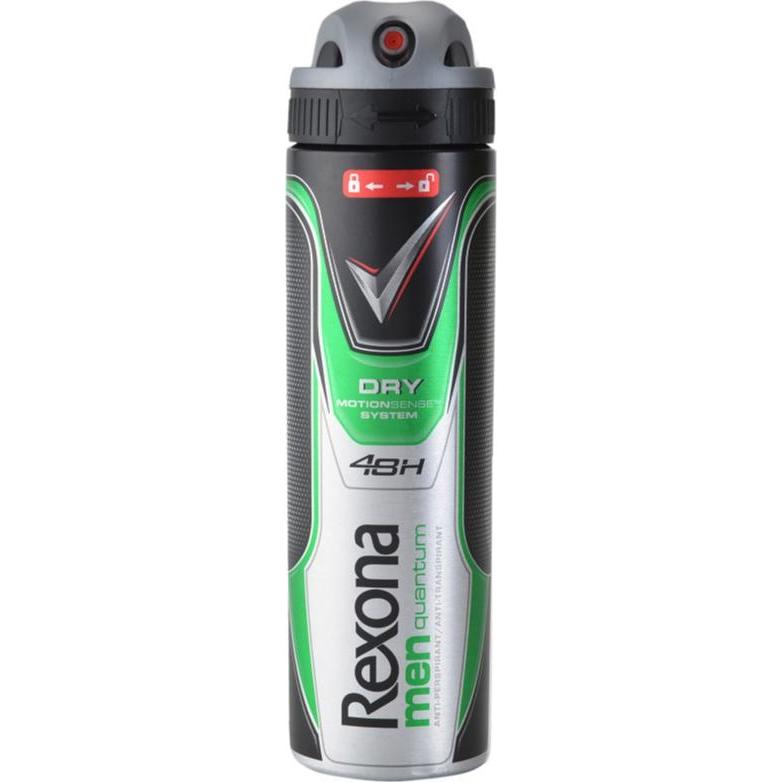 Rexona, Deodorante, Quantum secco (Getto vaporizzato, 150 ml)
