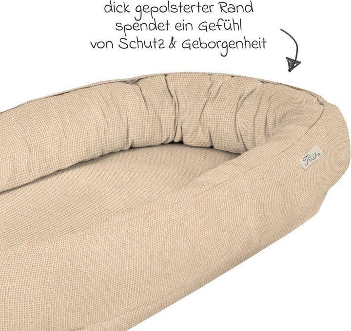 Produktbild Alvi Babynestchen & Bettschlangen Schlummer-Nestchen - Waffelpique