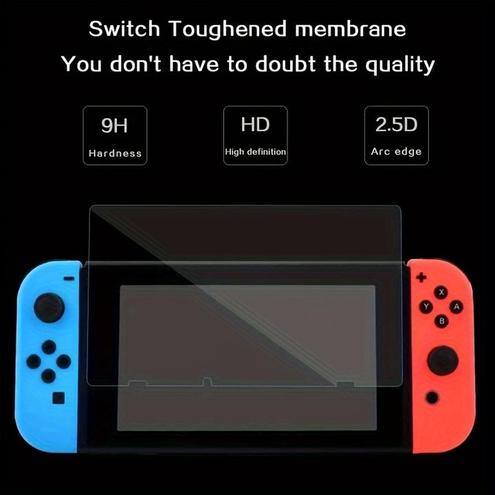 Actual product image PhoneLook 2er Pack gehärtetes Glas Displayschutzfolie für Nintendo Switch (Switch)