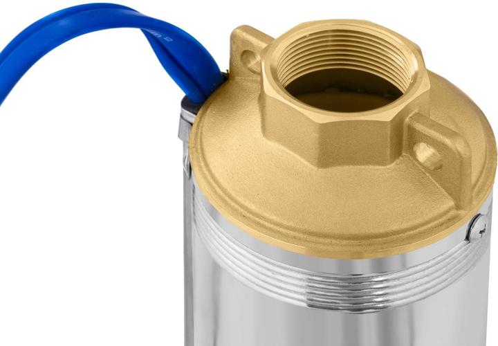 Produktbild MSW Brunnenpumpe Tauchpumpe Tiefbrunnenpumpe Wasserpumpe Gartenpumpe 750 W Edelstahl