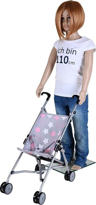 Image du produit Knorrtoys Puppenbuggy Sim - "star grey pink"
