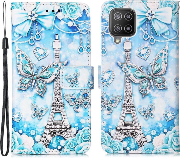 Actual product image Cover-Discount Galaxy A22 4G - leather cover Eiffel Tower (Samsung Galaxy A22)