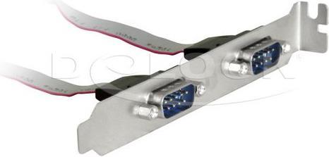 Actual product image Delock Seriel 2 Ports RS-232 Bracket (0.40 m, VGA)