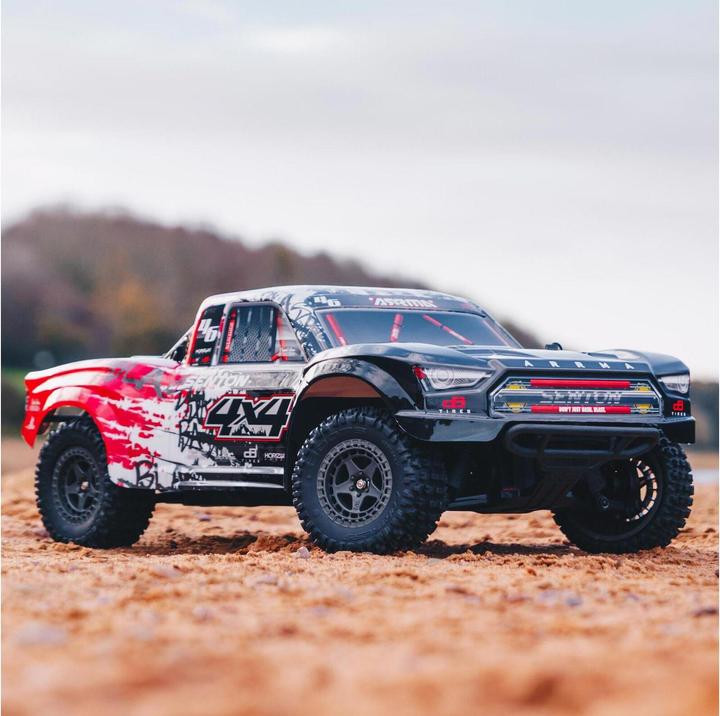 Image du produit Arrma Short Course Truck Senton BLX3S 4WD, Rot 1:10, ARTR (RTR Prêt à fonctionner)