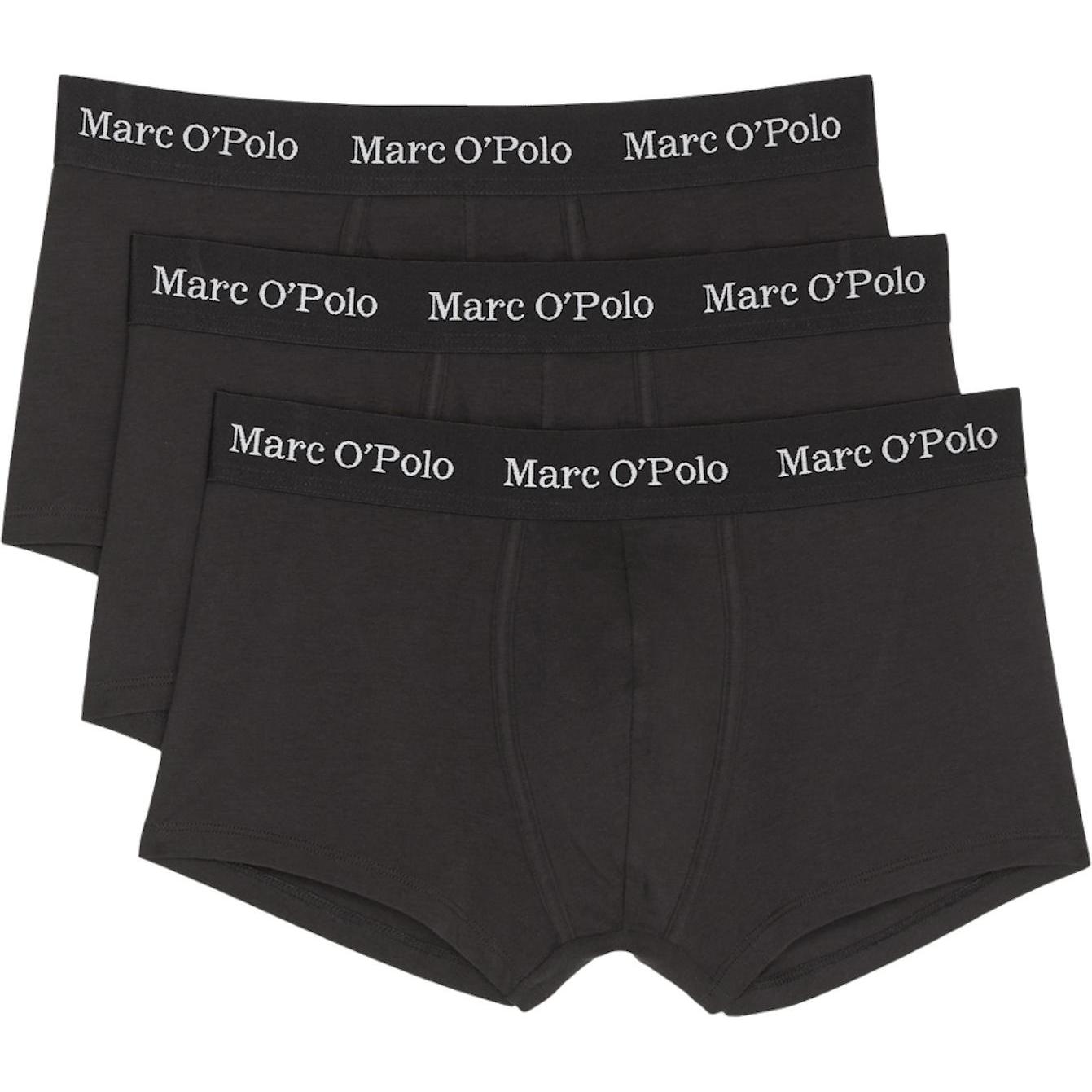 Marc O'Polo, Herren, Unterhosen, Trunk, Schwarz, (XXL, 3er Pack)