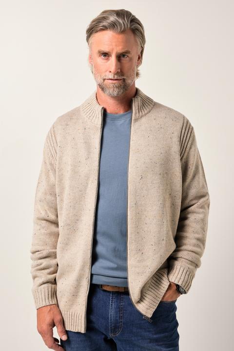 Produktbild Boston Park Strickjacke, TwoTone-Strick, Stehkragen, bis 84/86 (74)