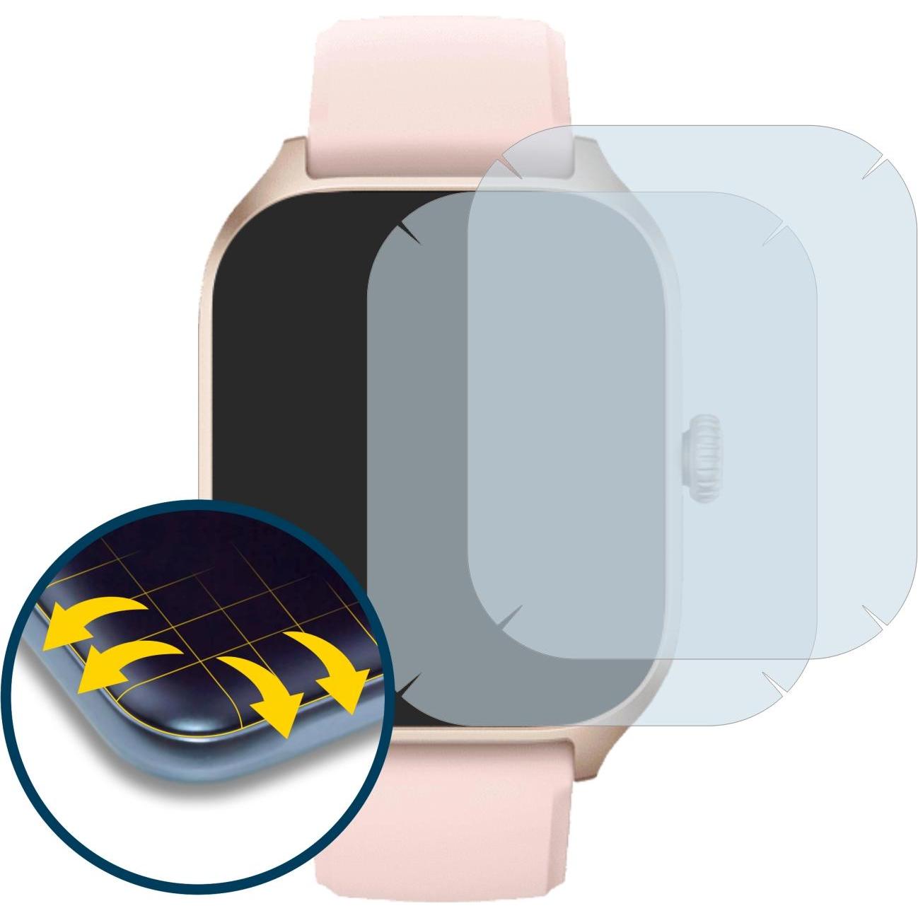 Thumbnail - BROTECT Full-Cover Displayschutz, Smartwatch Schutzfolie, Transparent