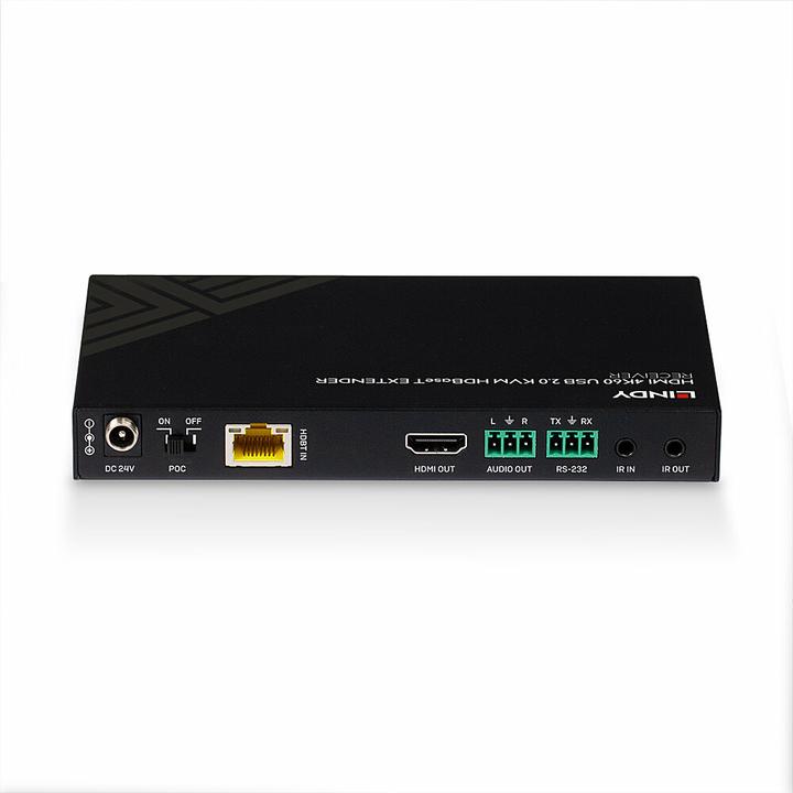 Produktbild Lindy 150m HDMI 4K60, IR, RS232 HDBT KVM Extender Receiver, kompatibel mit 38387-8