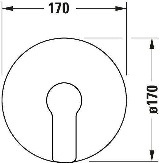 Thumbnail - Duravit, Badarmatur, D-Code Einhebel-Brausemischer Unterputz, 1 Verbraucher
