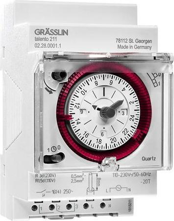 Produktbild Grässlin Zeitschalter 1-Kanal