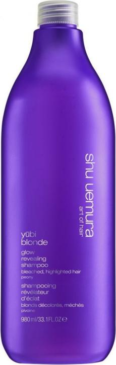 Actual product image Shu Uemura Yubi Blonde Glow Revealing Shampoo (1000 ml, Liquid shampoo)