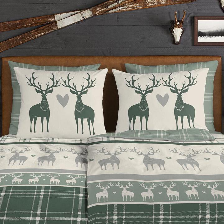 Immagine prodotto Traumschlaf Cervo (Set di biancheria da letto, 135x200 cm + 80x80 cm)