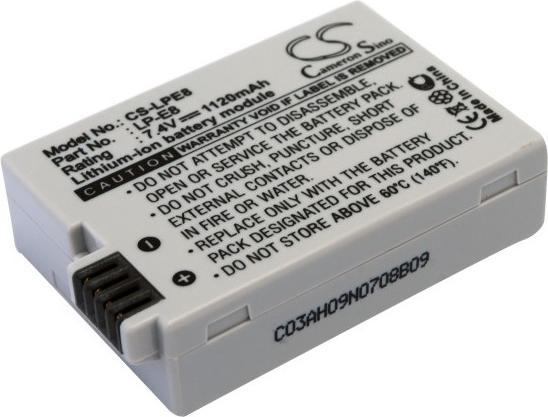 Image du produit GreenCell Batterie Green Cell pour Canon EOS Rebel T2i, T3i etc. 1100mAh, 7.4V (Batterie de l'appareil photo)