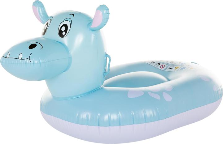Inflatable water animal hippopotamus
