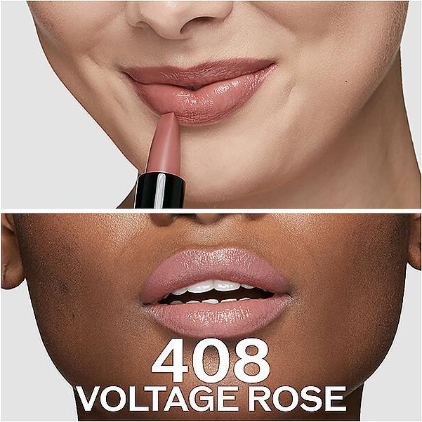 Actual product image Shiseido Technosatin Gel Lipstick No 408 (408 VOLTAGE ROSE)