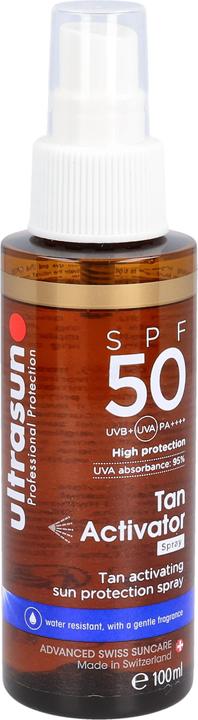 Immagine prodotto Ultrasun Tan Activator (Spray solare, SPF 50, 100 ml)