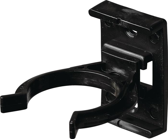 Hettich Clip fr Sockelverstellfu rechteckig, Kunststoff schwarz, 2 Stck