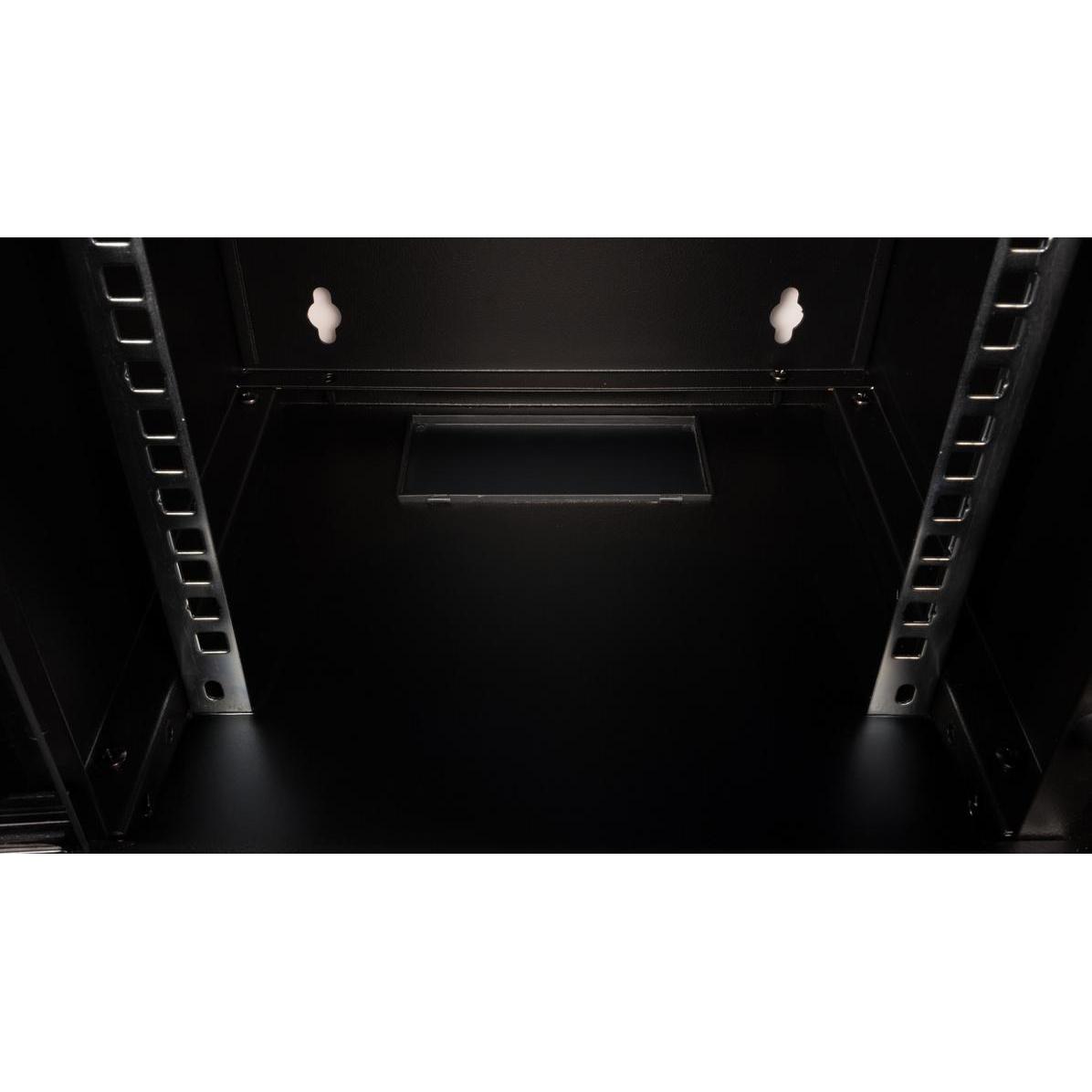 Thumbnail - Roline 10-Zoll Wandgehäuse 6 HE (6 HE, 10 Zoll Rack), Serverschrank, Schwarz