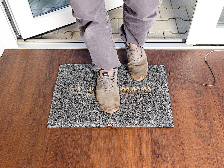 Actual product image VisorTech Battery operated bell step mat with alarm function
