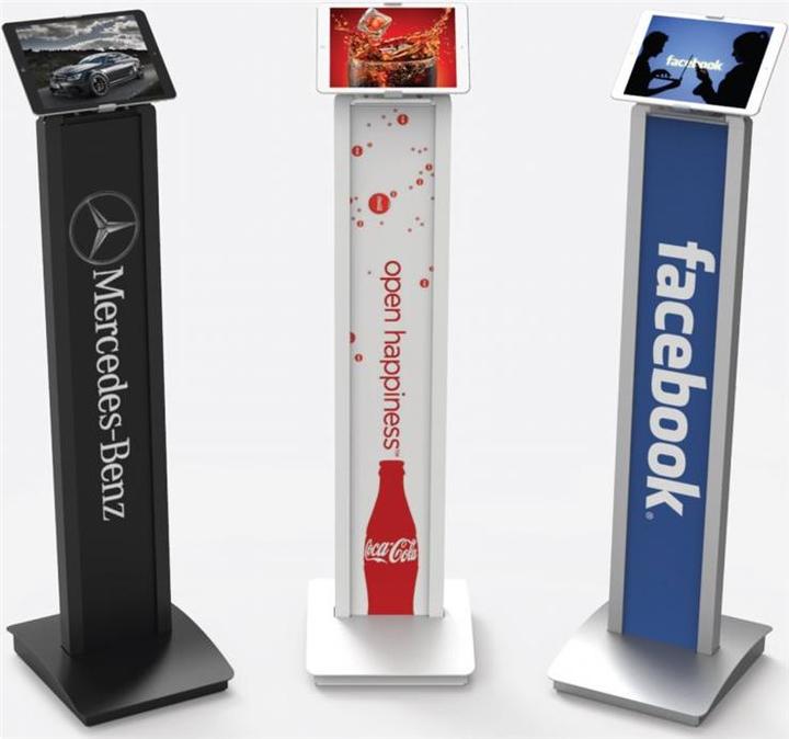 Actual product image Compulocks Tablet Floor Stand Branded Mount BrandME