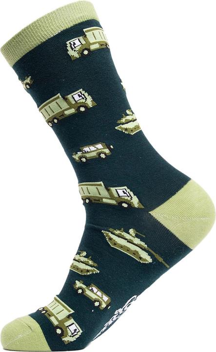 Produktbild Soctopus Auto Socken | Baumwolle Lustige Motorrad Gemusterte Socken (Einzelpack, 43 - 46)