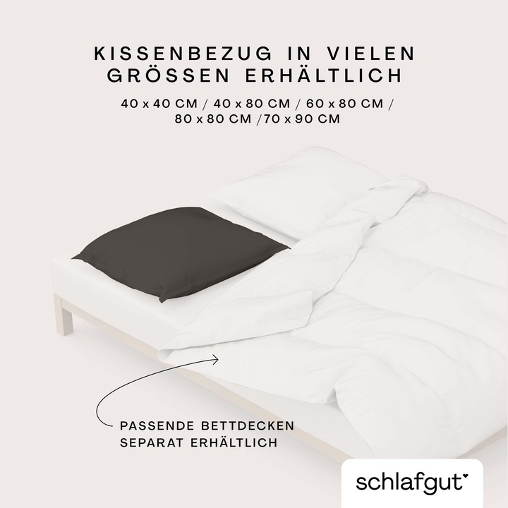 Immagine prodotto schlafgut Knitted Jersey (Copripiumino, 80 x 80 cm)