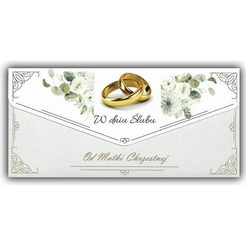 Trend, Biglietto di auguri + Carta da lettere, Hochzeitskarten-Umschlag von der Patin