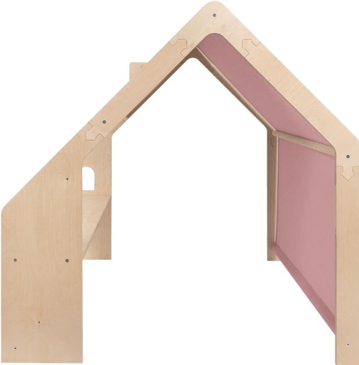 Produktbild Activity Board Holzhaus mit rosa Dach