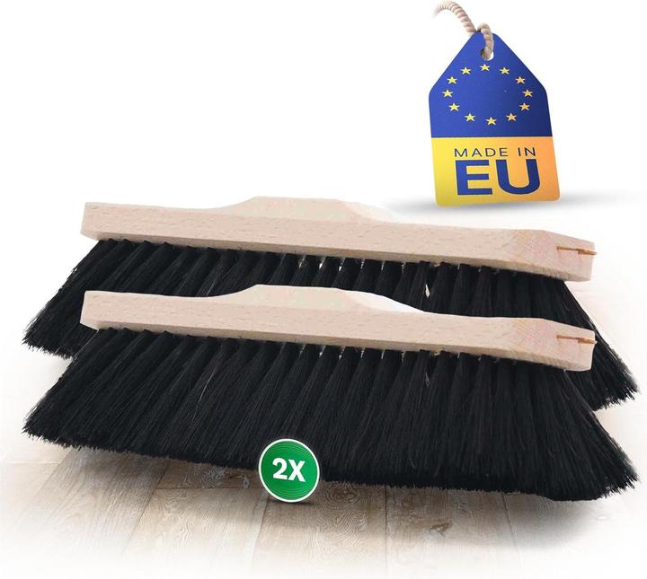 Image du produit Novaliv 2X Zimmerbesen Rosshaar Handbesen feines Tierhaar Schweifhaar (2, Zimmerbesen) (2 pcs)