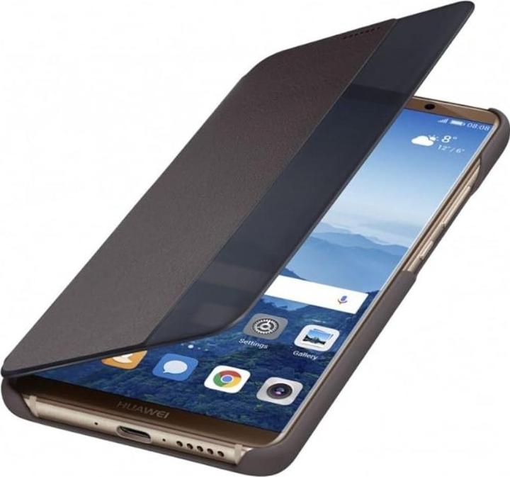 Produktbild Huawei Leder Flip Case Mate 10 Braun (Huawei Mate 10)