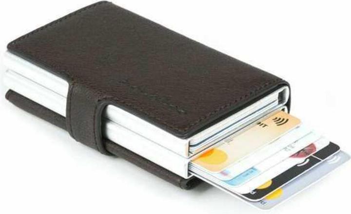 Actual product image Piquadro Dafne, Leather Wallet, Cardholder, Brown, For Men
