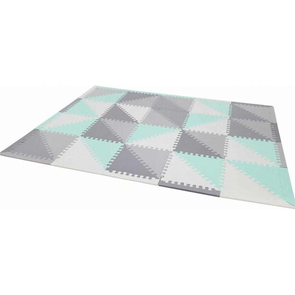 Matadi Foam puzzle grau-grün Dreiecke mit Kanten