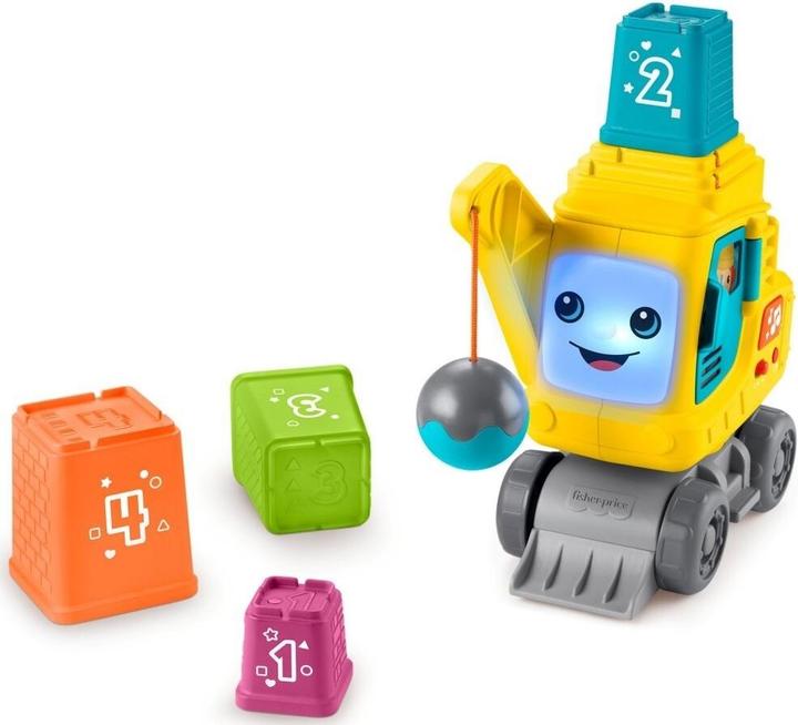 Actual product image No Name Fisher-Price Happy Stack & Count Crane HWY64 p2 MATTEL