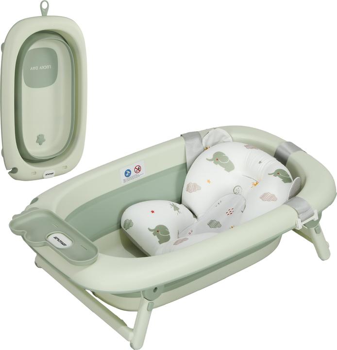 Aiyaplay Babywanne Kunststoff, Polyester Grün