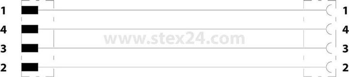 Produktbild Phoenix Contact SENSOR/ACTUATOR CABLE, 4-POS., 3 M